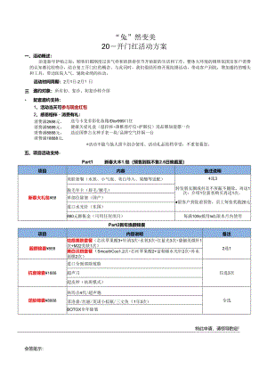 医美整形开年开门红活动方案.docx