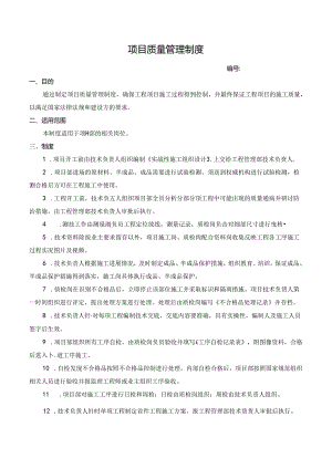 项目质量管理制度.docx