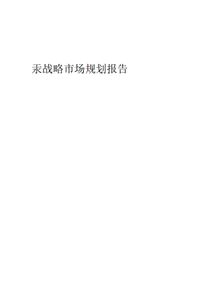 汞战略市场规划报告.docx