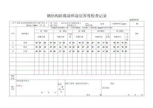 57 钢结构防腐涂料涂层厚度检查记录.docx