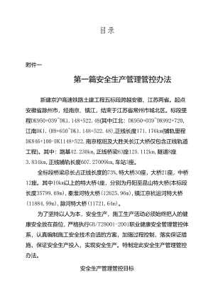 某高速铁路土建工程安全生产管理办法.docx
