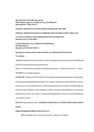Federal Register notice Interagency Guidance on Reconsiderations of Value of Residential Real Estate Valuations (PDF).docx