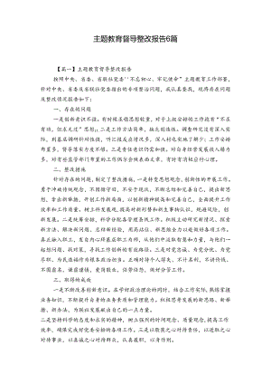 主题教育督导整改报告6篇.docx