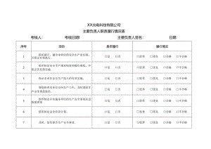 XX光电科技有限公司主要负责人职责履行情况表（2024年）.docx