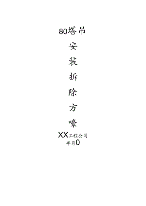 2024年塔吊安装拆除方案.docx