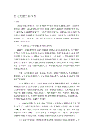 公司党建工作报告.docx