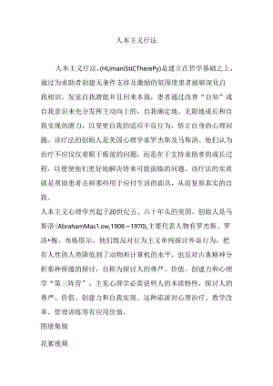 人本主义疗法.docx