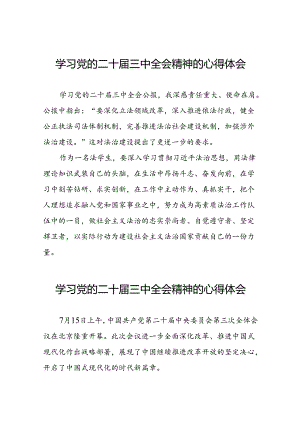学习二十届三中全会精神心得体会发言稿三十篇.docx
