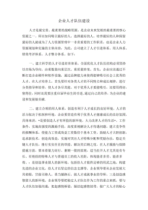 企业人才队伍建设.docx
