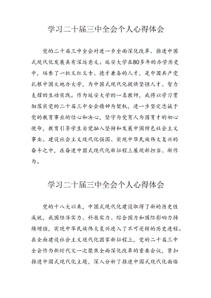 2024年乡镇党委书记学习党的《二十届三中全会》心得体会 （合计4份）.docx