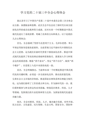 学习2024年党的二十届三中全会个人心得体会 合计13份.docx