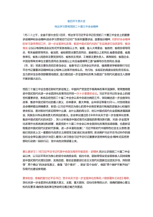 传达学习贯彻党的二十届三中全会精神.docx