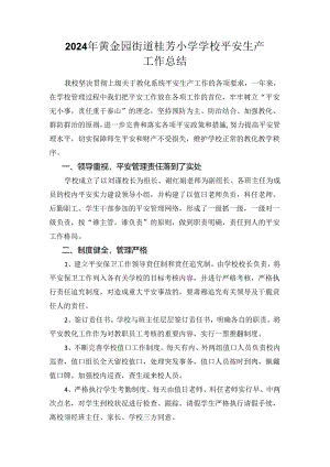 2024年学校安全生产工作总结.docx