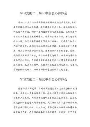 2024年学习党的二十届三中全会个人心得体会.docx