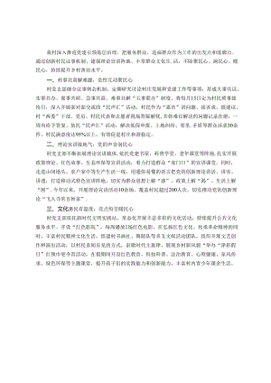 村支书交流发言：党建引领促发展 凝心聚力谱新篇.docx