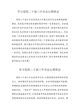 学习2024年党的二十届三中全会个人心得体会 （汇编13份）.docx