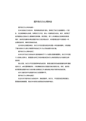 提升执行力心得体会.docx