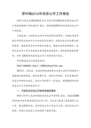 开发区信息公开工作年度报告.docx