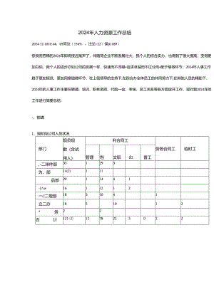 2024年人力资源工作总结.docx