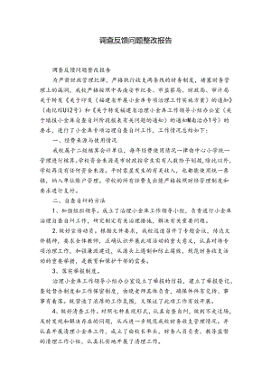 调查反馈问题整改报告.docx
