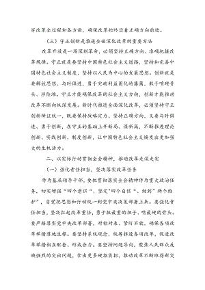 二十届三中全会精神研讨发言学习贯彻党的二十届三中全会精神心得体会5篇.docx