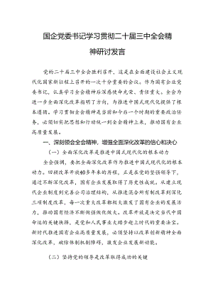 学习贯彻二十届三中全会精神研讨发言 (3篇).docx