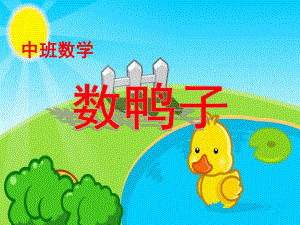 中班数学《数鸭子》PPT课件教案音乐中班数学-数鸭子.pptx