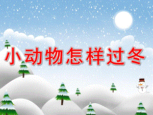 中班科学《小动物怎样过冬》PPT课件教案PPT课件.pptx
