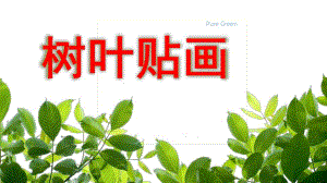 中班美术《树叶贴画》PPT课件教案树叶贴画中班美术活动PPT.pptx