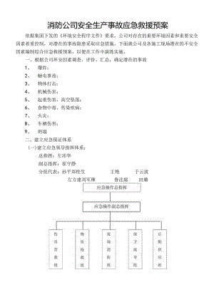 消防公司安全事故应急救援预案.docx