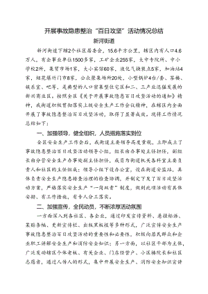 事故隐患整治百日攻坚总结.docx