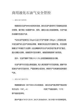 商用液化石油气安全管控全套.docx