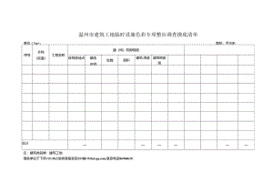 温州市建筑工地临时设施调查摸底清单.docx