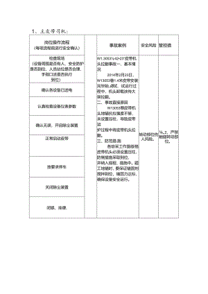 主运的岗位操作流程.docx