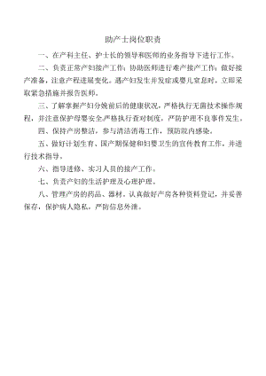 助产士岗位职责.docx