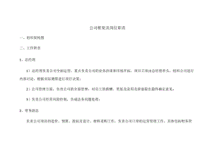装修公司框架及岗位职责范文.docx
