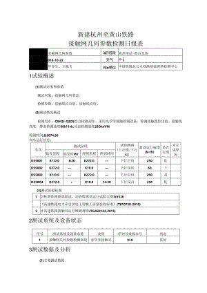 NELHSR-T-TD_FJG186009-II-0201-01-016_新建杭州至黄山铁路接触网状态检测（CRH2J-0205）日报20181022.docx