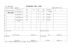 织金项目安全用品采购计划表4.docx
