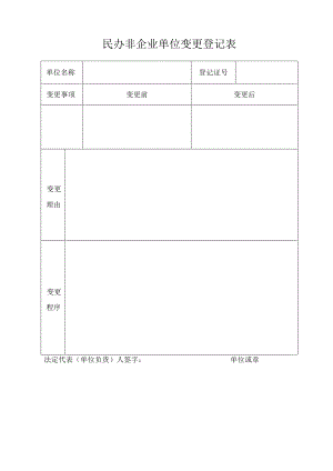 民办非企业变更登记表.docx