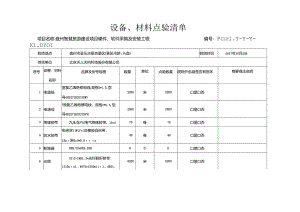 1.1妥乐线路改造-设备点验清单.docx
