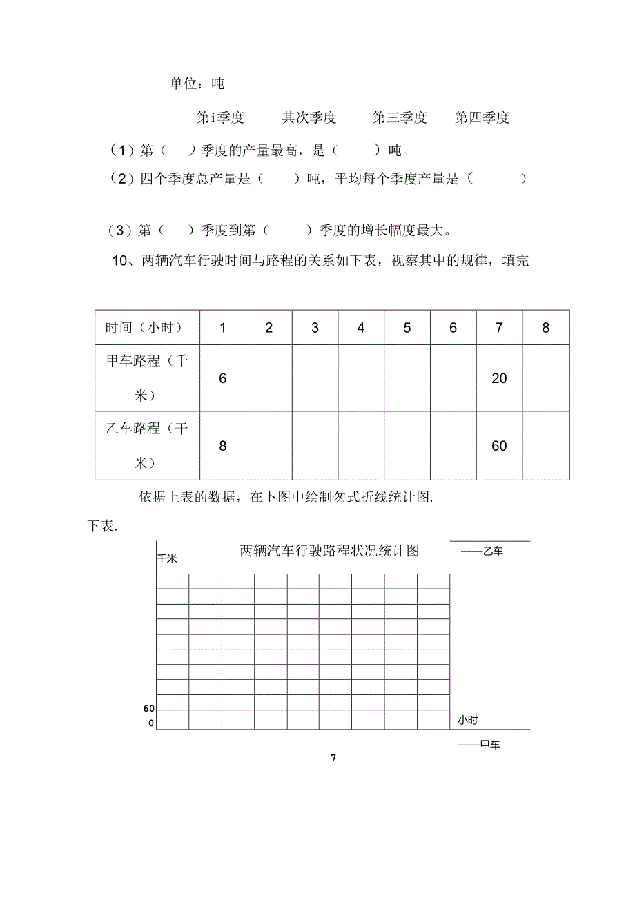 五年级下册折线统计图测试题[1].docx_第3页