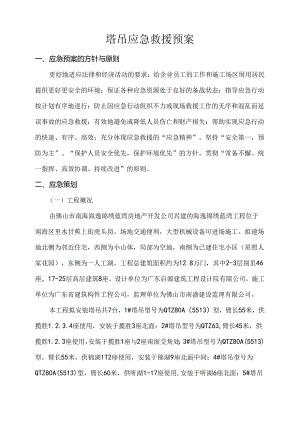 塔吊应急救援预案.docx