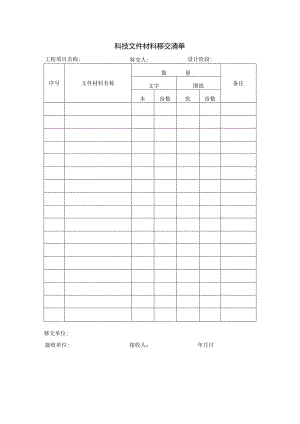 科技文件资料移交清单_20140430100145559.docx