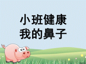 小班健康《我的鼻子》PPT课件小班健康-我的鼻子.pptx