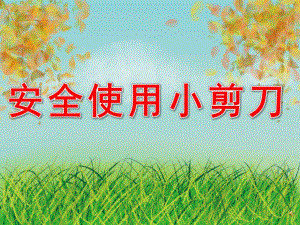 大班《安全使用小剪刀》PPT课件教案配音音乐PPT课件.pptx