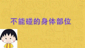 大班健康《不能碰的身体部位》PPT课件教案《不能碰的身体部位》课件.pptx