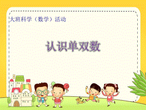 16大班数学《认识单双数》版2（2020新课）视频+教案+课件+反思大班数学《认识单双数》第二版微课件.ppt
