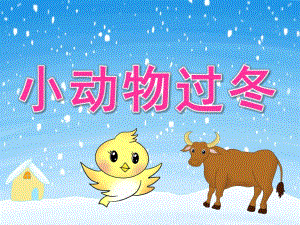小班科学《小动物过冬》PPT课件教案PPT课件.pptx