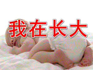 幼儿园我在长大PPT课件教案我在长大.pptx