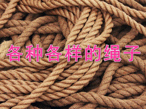 中班科学《各种各样的绳子》PPT课件教案PPT课件.ppt